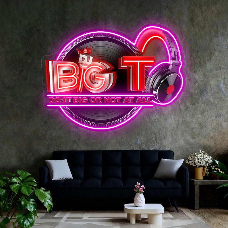BIG T Custom Neon Sign - Shineneon