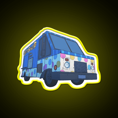 Big Top Van Truck Fast Food Led Neon Sign For Burger Place Rgb Color - Shineneon