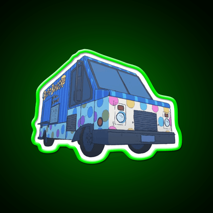 Big Top Van Truck Fast Food Led Neon Sign For Burger Place Rgb Color - Shineneon