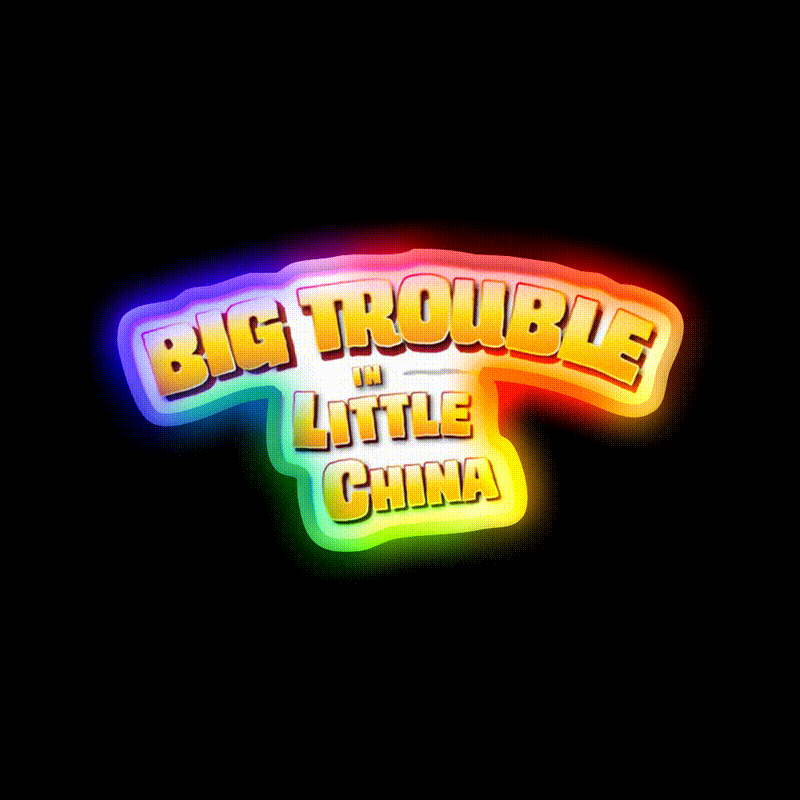 Big Trouble In Little China Asian Cultural Led Neon Sign Rgb Color - LED neon sign close-up detail
