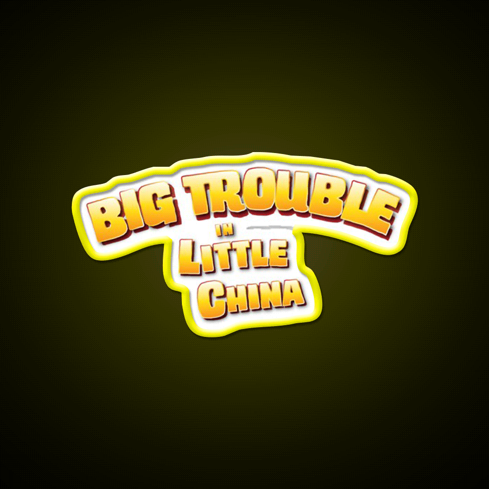 Big Trouble In Little China Asian Cultural Led Neon Sign Rgb Color - Custom LED neon sign front view
