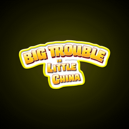 Big Trouble In Little China Asian Cultural Led Neon Sign Rgb Color - Custom LED neon sign front view