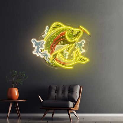 Big Wave Fishing Led Neon Sign Light Custom Led Signs - Shineneon