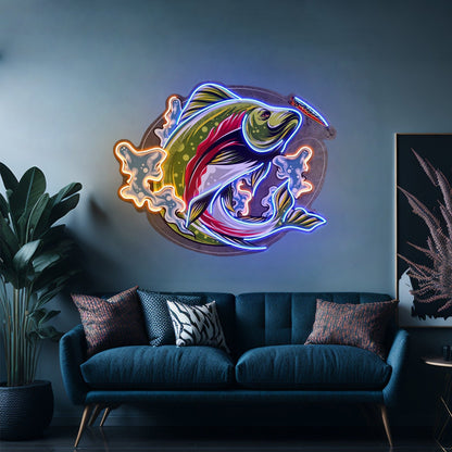 Big Wave Fishing Led Neon Sign Light Custom Led Signs - Shineneon
