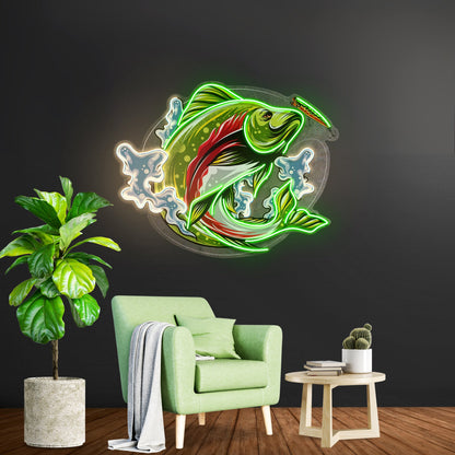 Big Wave Fishing Led Neon Sign Light Custom Led Signs - Shineneon