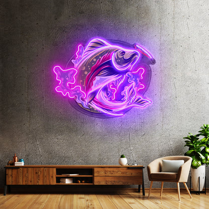 Big Wave Fishing Led Neon Sign Light Custom Led Signs