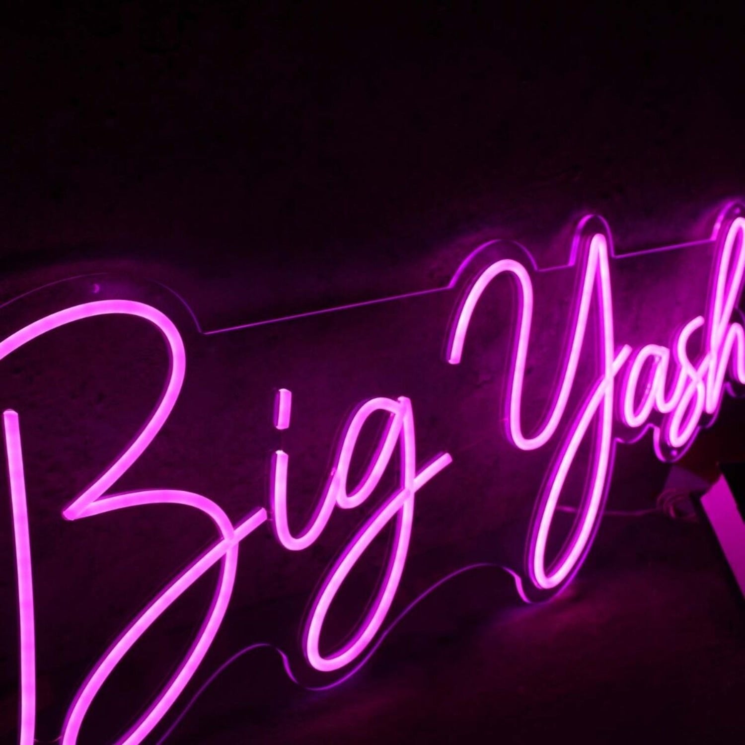 Big Yash Pink Led Neon Sign - Shineneon