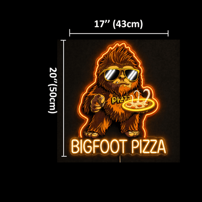 BIGFOOT PIZZA Custom LED Neon Sign - Shineneon