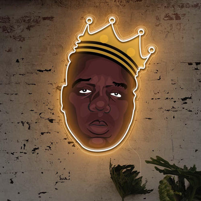 Biggie Crown Led Neon Sign For Retro Industrial Wall Art | Shineneon