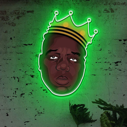 Biggie Crown Led Neon Sign For Retro Industrial Wall Art | Shineneon