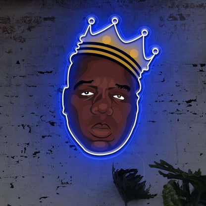Biggie Crown Led Neon Sign For Retro Industrial Wall Art | Shineneon