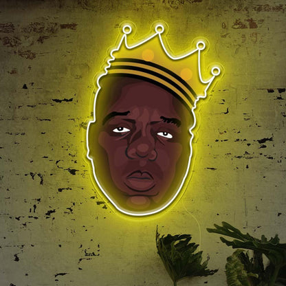 Biggie Crown Led Neon Sign For Retro Industrial Wall Art | Shineneon