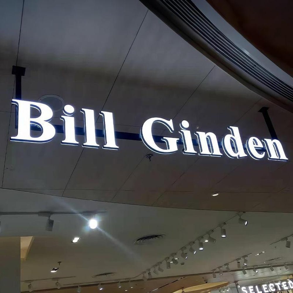 Bill Ginden 3D Frontlit Letters Metal Led Sign - Shineneon