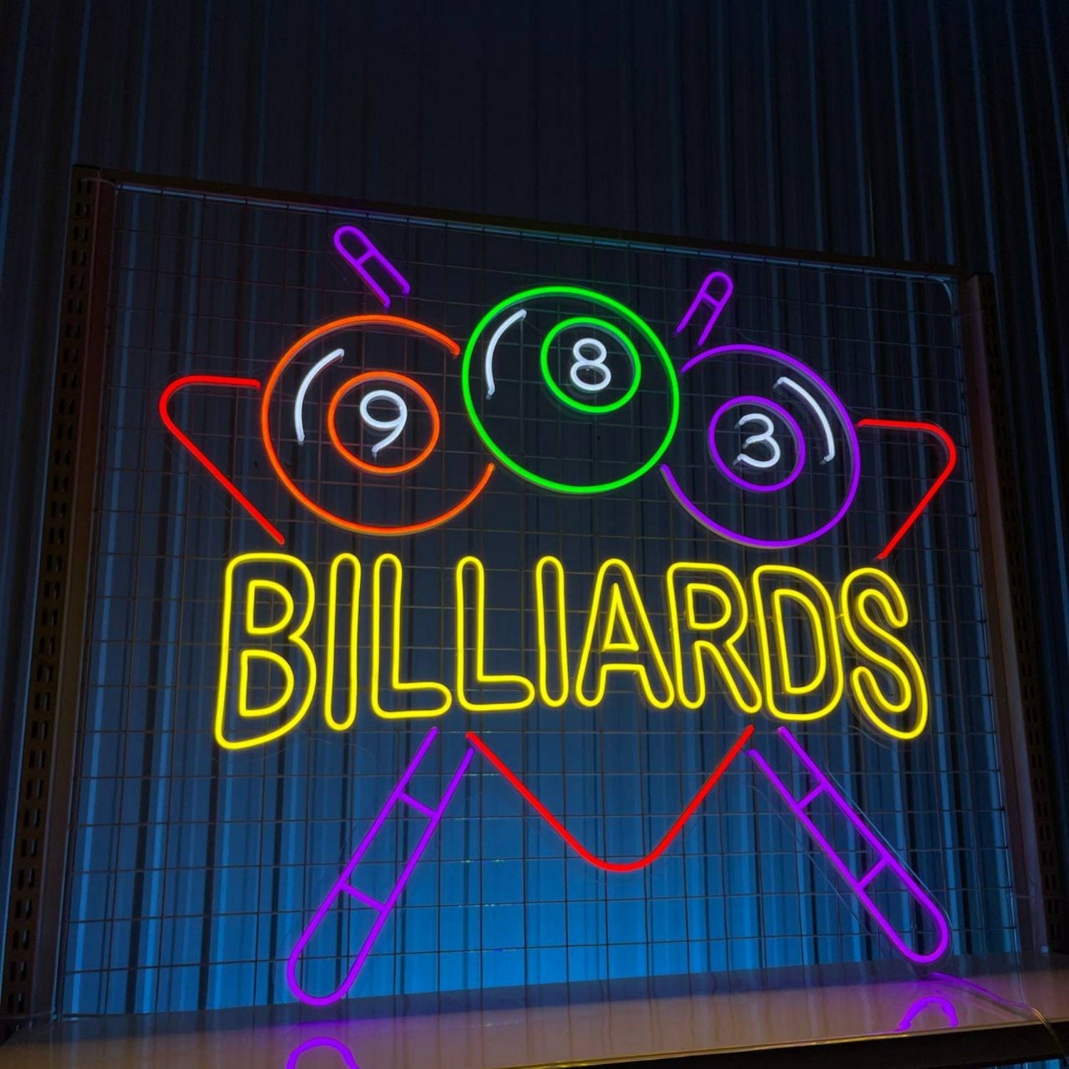 Billiard Game Led Sign Custom Billiard Neon Light | Shineneon
