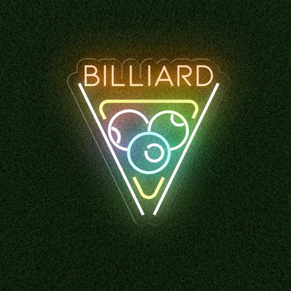 Billiard Led Neon Sign Eye-Catching Addition To Your Game Room | Shineneon