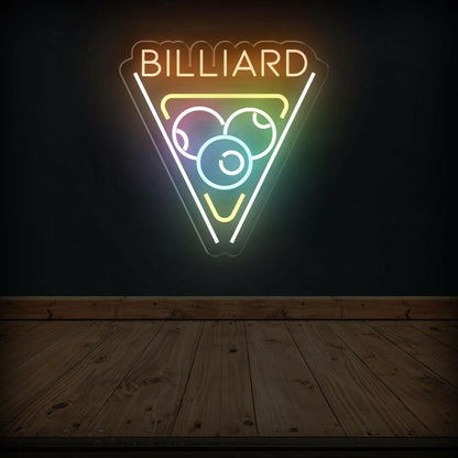 Billiard Led Neon Sign Eye-Catching Addition To Your Game Room | Shineneon
