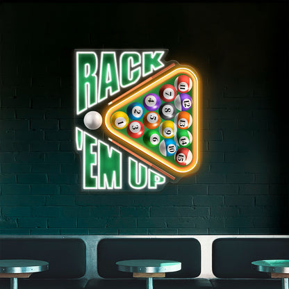 Billiards Back Emup Acrylic Led Neon Sign | Shineneon