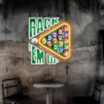 Billiards Back Emup Acrylic Led Neon Sign | Shineneon