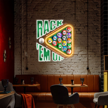 Billiards Back Emup Acrylic Led Neon Sign | Shineneon