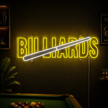 Billiards Cue Neon Sign LED Neon Sign high-converting product image