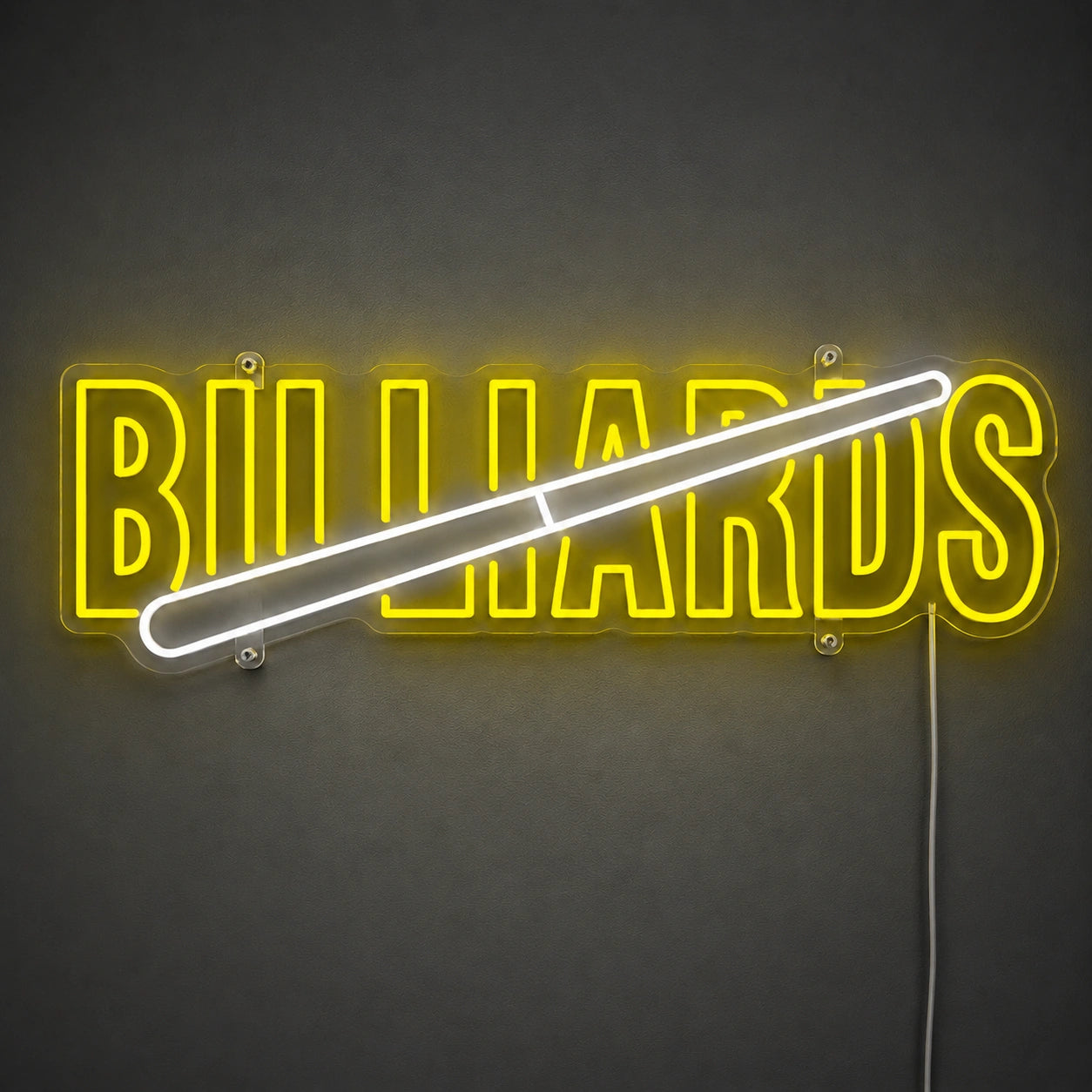 Billiards Cue Neon Sign LED Neon Sign main product image