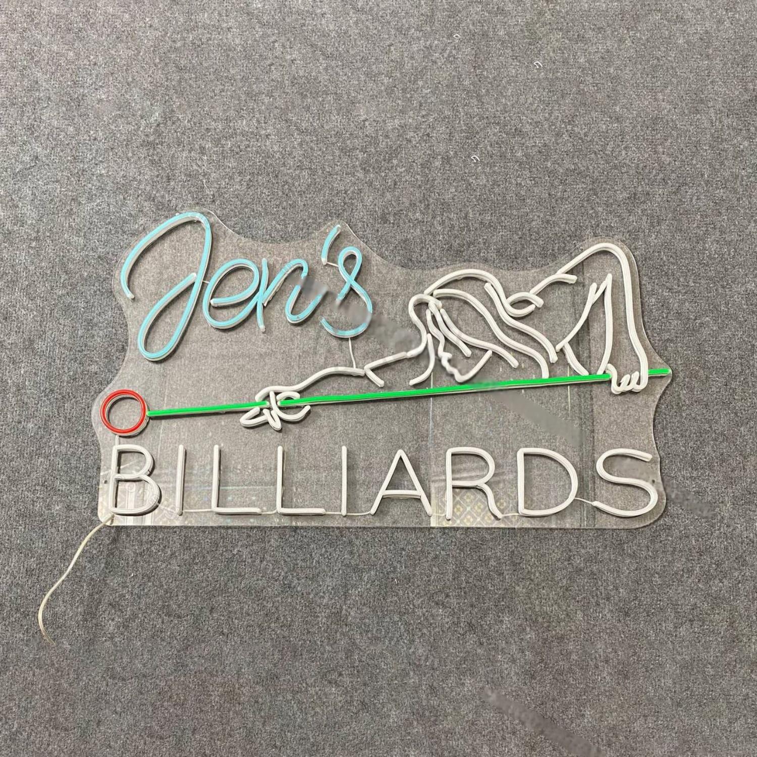 Billiards Led Neon Sign Billiards Pool Hall Neon Light | Shineneon