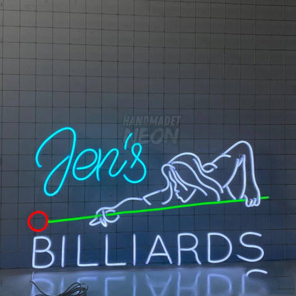Billiards Led Neon Sign Billiards Pool Hall Neon Light | Shineneon