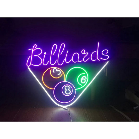 Billiards Pool Led Sign Business Neon Sign