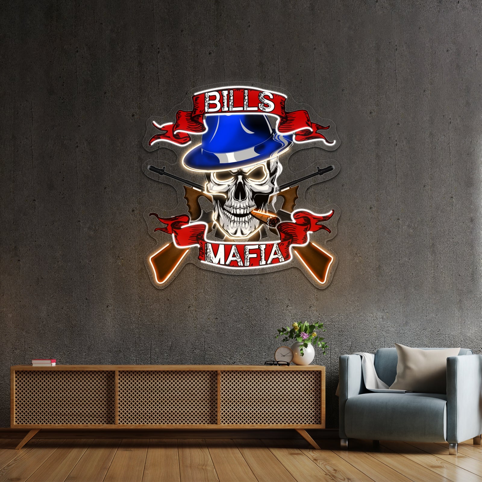 Bills Mafia Artwork Led Neon Sign - Shineneon