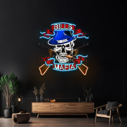 Bills Mafia Artwork Led Neon Sign