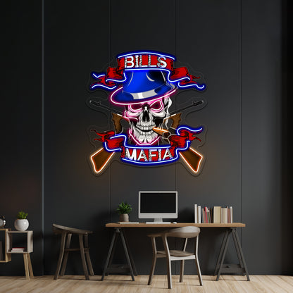 Bills Mafia Artwork Led Neon Sign