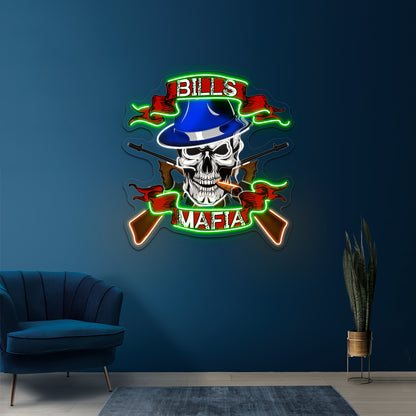 Bills Mafia Artwork Led Neon Sign