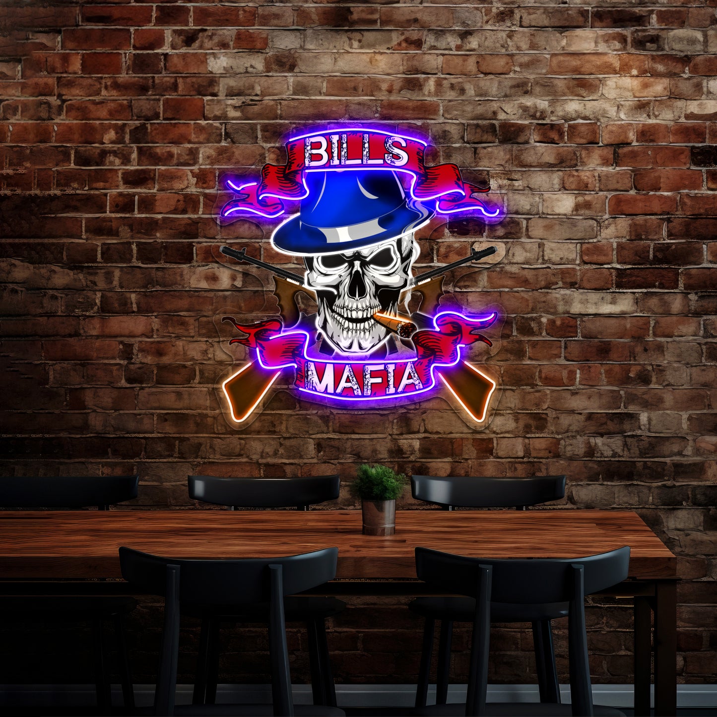 Bills Mafia Artwork Led Neon Sign