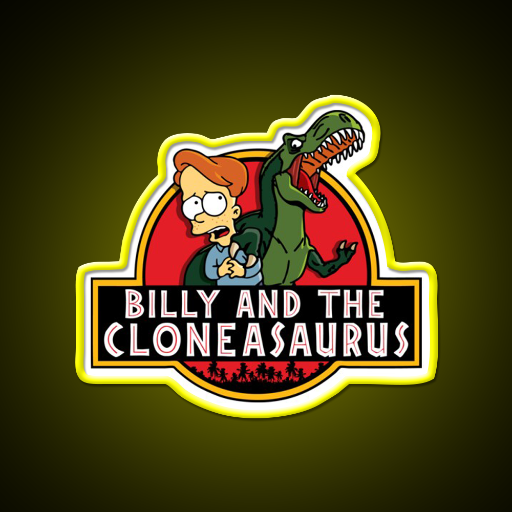 Billy And The Cloneasaurus Beer Bar Decor Led Neon Sign Rgb Color - LED neon sign view 7