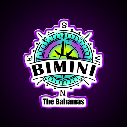 Bimini The Bahamas Cocktail Bar Decor Led Neon Sign Rgb Color - LED neon sign view 9