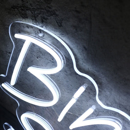 Binger Show White Led Neon Sign - Shineneon