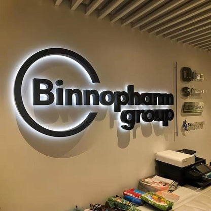 Binnopharm Group 3D Backlit Letters Business Metal Led Sign - Shineneon
