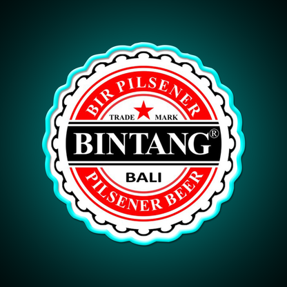 Bintang Bali Indonesia Beer Bar Decor Led Neon Sign Rgb Color - Size and dimension reference
