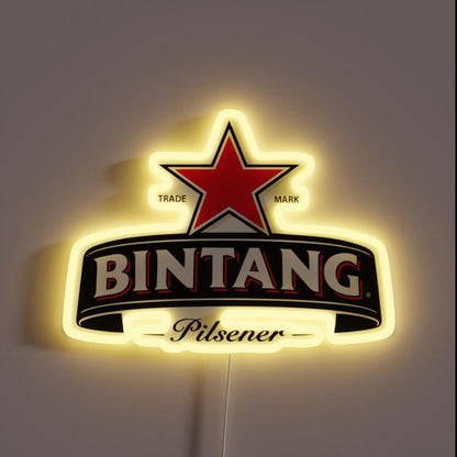 Bintang Beer Rgb Led Neon Sign - Custom LED neon sign front view