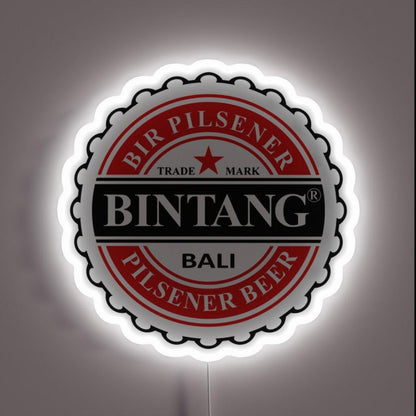 Bintang Beer Style Straight Rgb Led Neon Sign - Custom LED neon sign front view