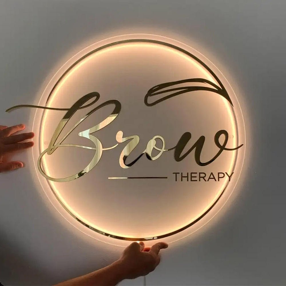 Bious Therapy Acrylic Business Logo Sign - Shineneon