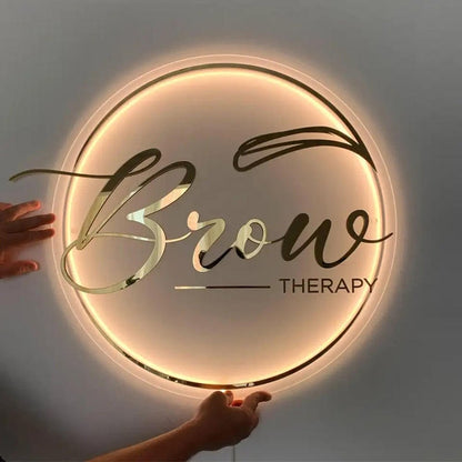 Bious Therapy Acrylic Business Logo Sign - Shineneon