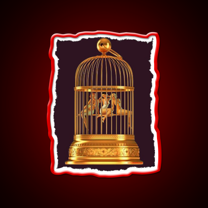 Bird Cage Cocktail Bar Decor Led Neon Sign Rgb Color - LED neon sign view 10
