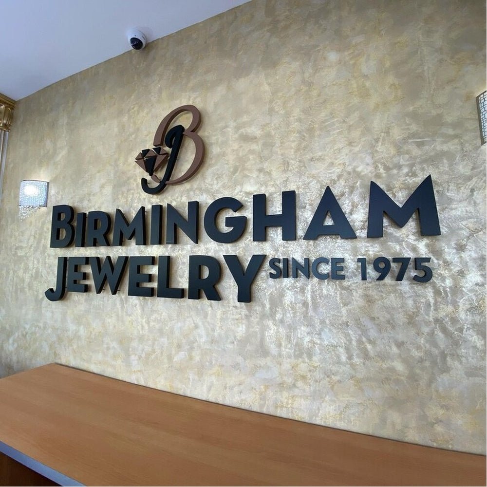 Birmingham Jewelry 3D Backlit Channel Letters Led Light Sign - Shineneon