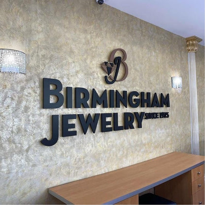 Birminghan Jewelry 3D Backlit Channel Letters Led Light Sign - Shineneon