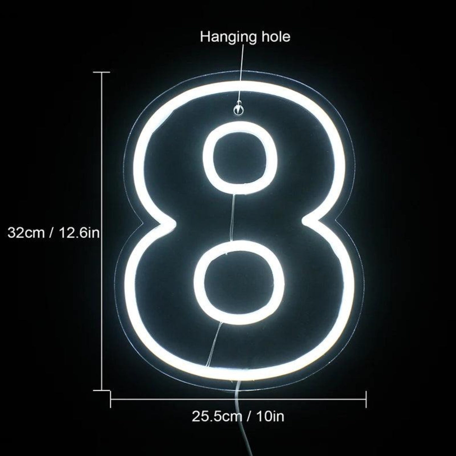 Birthday Number Led Neon Sign For Indoor Party Decor | Shineneon