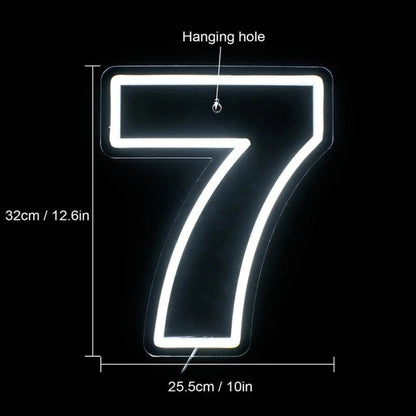 Birthday Number Led Neon Sign For Indoor Party Decor | Shineneon