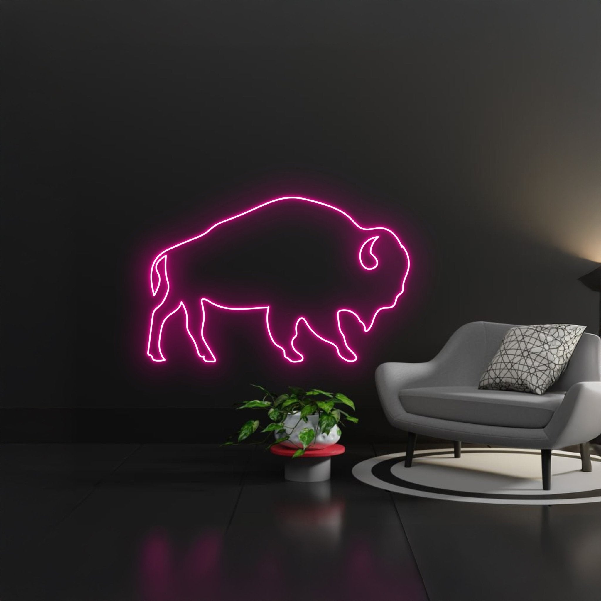 Bison Led Sign - Shineneon