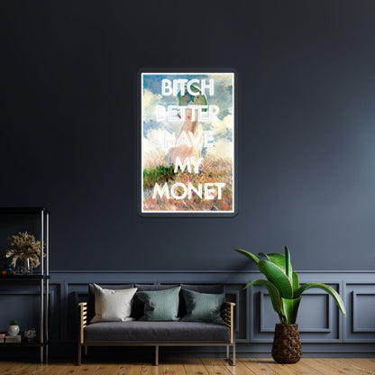 Bitch Monet Artwork Led Neon Sign - Shineneon
