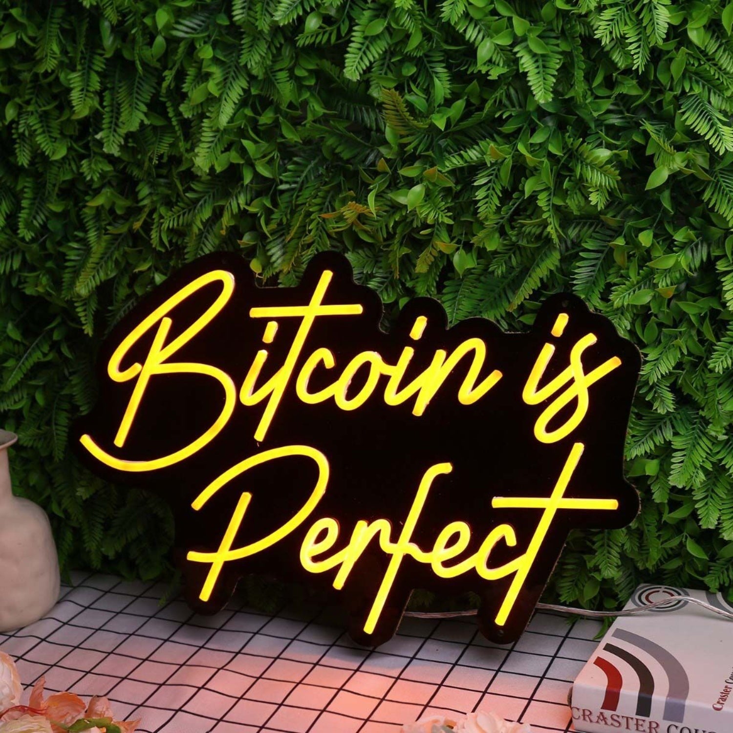Bitcoin Is Perfect Orange Led Neon Sign - Shineneon